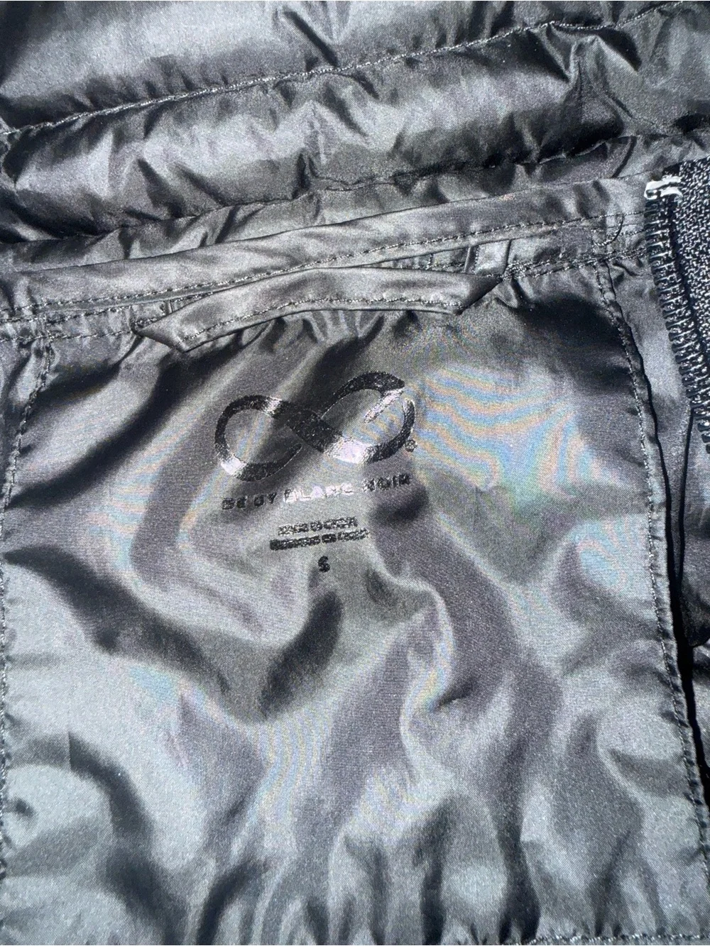blanc noir sleeveless puffer
